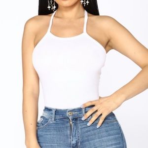 Fashion Nova. White Bodysuit.